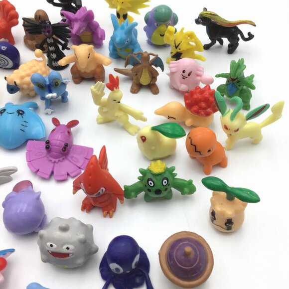 54 Pokemon Gumball Machine Micro Figures Lot 1" Character Mini Figurine Toys - Picture 6 of 10